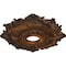 Ekena Millwork Riley Ceiling Medallion (Fits Canopies up to 4 5/8"), Hand-Painted Rust, 18"OD x 3 1/2"ID x 1 1/2"P CM18RLRUS - alternate 2